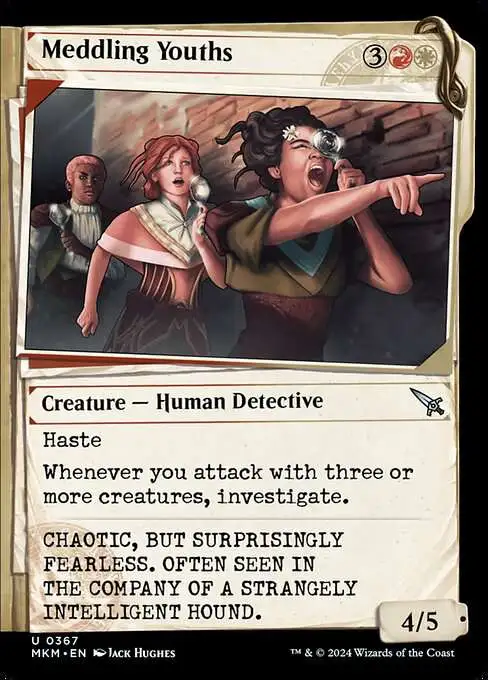 mtg dossier cards Murders at Karlov Manor - Showcase Dossier (Invisible Ink)