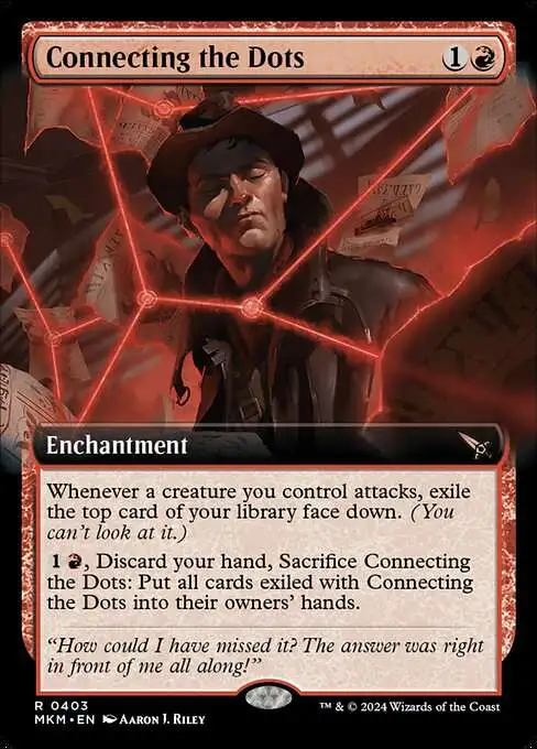 MtG Murders at Karlov Manor Rare Connecting the Dots #403 [Extended Art]