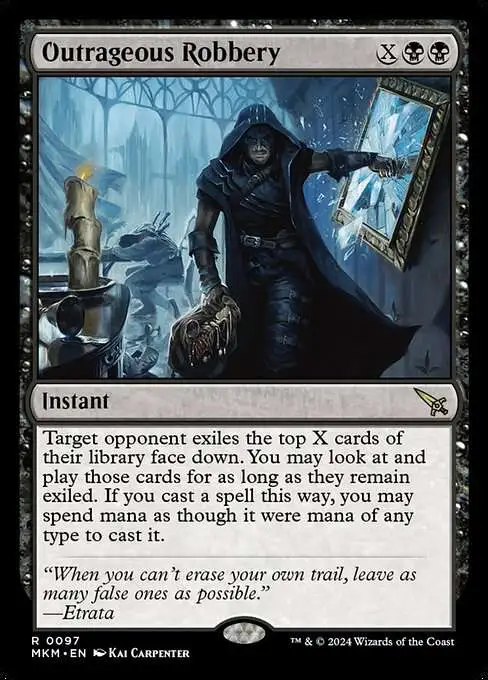 murders at karlov manor rare cards Murder (Showcase) - MtG Murders at Karlov Manor