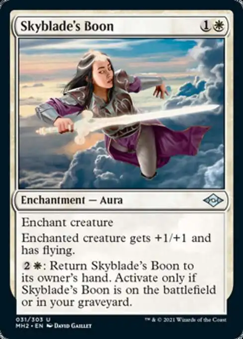 MtG Trading Card Game Modern Horizons 2 Uncommon Skyblade's Boon #31