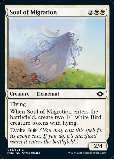 MtG Trading Card Game Modern Horizons 2 Common Soul of Migration #33