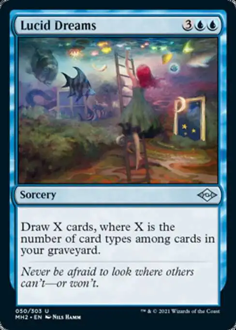 Magic The Gathering Trading Card Game Modern Horizons 2 Single Card Uncommon Lucid Dreams 50 - ToyWiz Magic The Gathering Trading Card Game Modern Horizons 2 Single Card Uncommon Lucid Dreams 50 - ToyWiz
