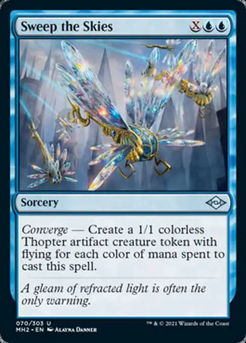 Sweep the Skies [Modern Horizons 2] - Moderately Played Foil