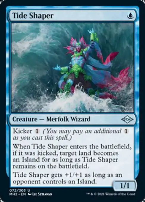 MtG Trading Card Game Modern Horizons 2 Uncommon Tide Shaper #72