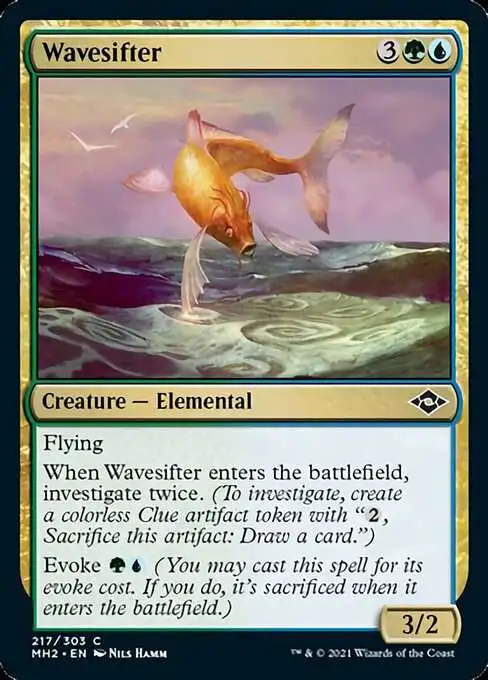 MtG Trading Card Game Modern Horizons 2 Common Foil Wavesifter #217