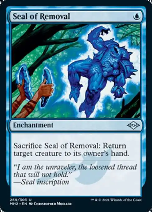 MtG Trading Card Game Modern Horizons 2 Uncommon Seal of Removal #269