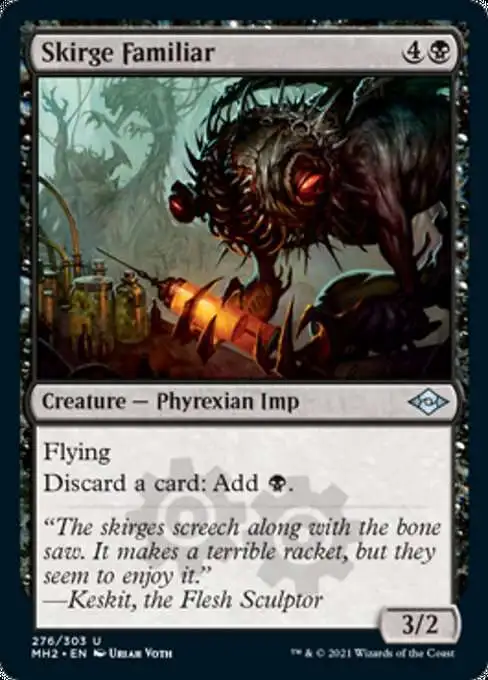 MtG Trading Card Game Modern Horizons 2 Uncommon Skirge Familiar #276