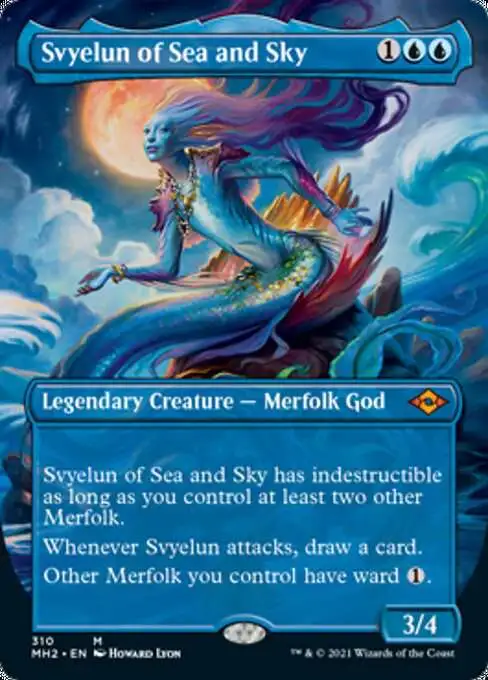 MtG Modern Horizons 2 Mythic Rare Svyelun of Sea and Sky #310 [Alternate  Art Borderless]