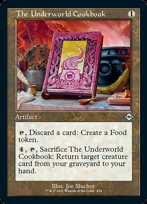MtG Trading Card Game Modern Horizons 2 Uncommon The Underworld Cookbook #434 [Retro Frame]