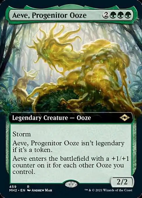 MtG Trading Card Game Modern Horizons 2 Rare Aeve, Progenitor Ooze #459 [Extended Art]