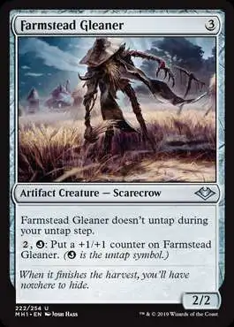 MtG Trading Card Game Modern Horizons Uncommon Farmstead Gleaner #222