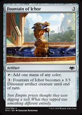 MtG Trading Card Game Modern Horizons Common Foil Fountain of Ichor #223