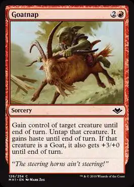 MtG Trading Card Game Modern Horizons Common Goatnap #126