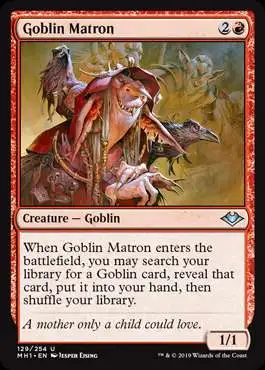 MtG Trading Card Game Modern Horizons Uncommon Goblin Matron #129