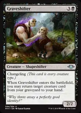 MtG Trading Card Game Modern Horizons Uncommon Foil Graveshifter #94