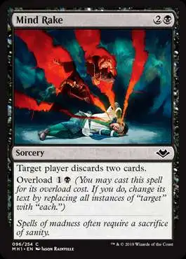 MtG Trading Card Game Modern Horizons Common Mind Rake #96