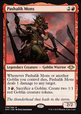 MtG Trading Card Game Modern Horizons Rare Pashalik Mons #138