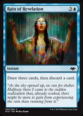 MtG Trading Card Game Modern Horizons Common Foil Rain of Revelation #65