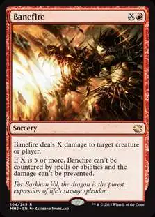MtG Modern Masters 2015 Rare Banefire #104