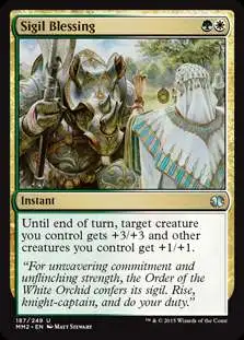 MtG Modern Masters 2015 Uncommon Sigil Blessing #187