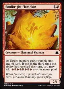 MtG Modern Masters 2015 Common Soulbright Flamekin #126