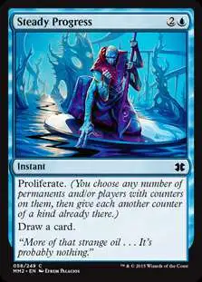 MtG Modern Masters 2015 Common FOIL Steady Progress #58