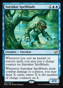 MtG Modern Masters 2015 Rare FOIL Surrakar Spellblade #60