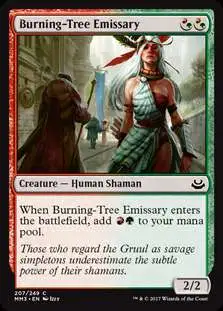 MtG Modern Masters 2017 Edition Common Burning-Tree Emissary #207