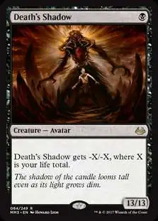 MtG Modern Masters 2017 Edition Rare Foil Death's Shadow #64