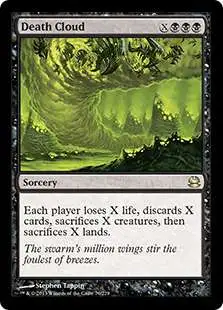 MtG Modern Masters Rare Foil Death Cloud #76