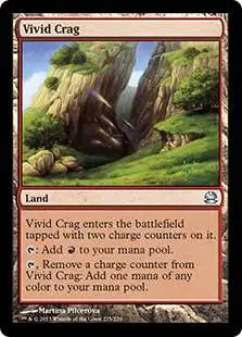 MtG Modern Masters Uncommon Vivid Crag #225