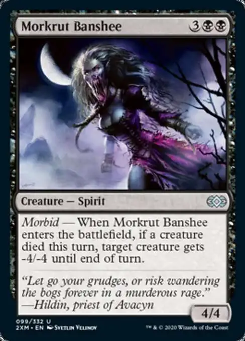MtG Double Masters Uncommon Morkrut Banshee #99