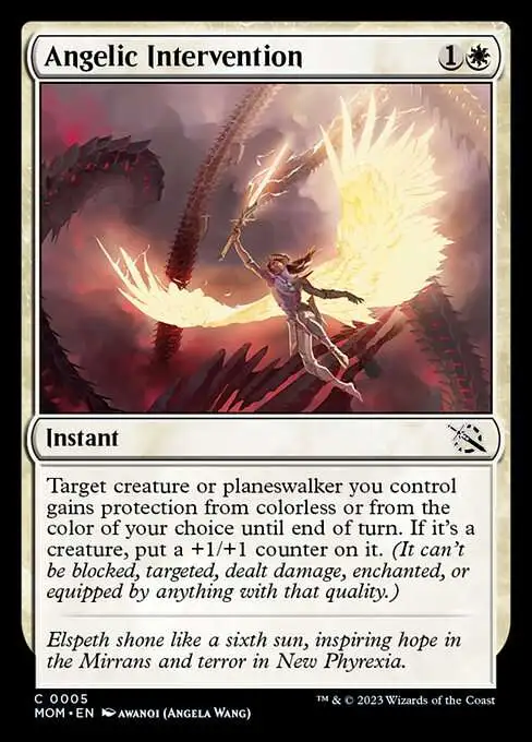 MtG March of the Machine Common Angelic Intervention #5