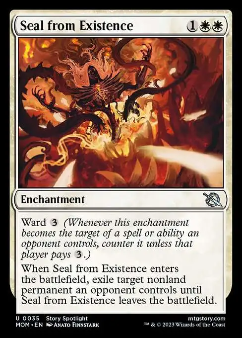 MtG March of the Machine Uncommon Seal from Existence #35