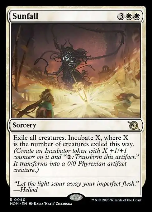 Magic The Gathering March of the Machine Single Card Rare Sunfall 40 - ToyWiz Magic The Gathering March of the Machine Single Card Rare Sunfall 40 - ToyWiz