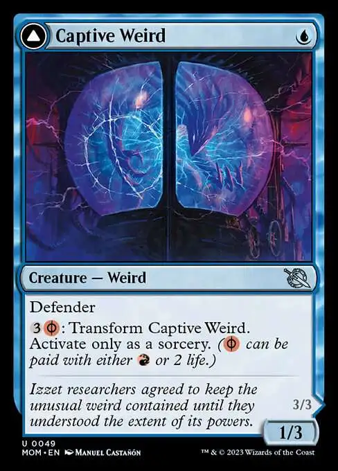 Magic The Gathering March of the Machine Single Card Uncommon Captive Weird  Compleated Conjurer 49 - ToyWiz