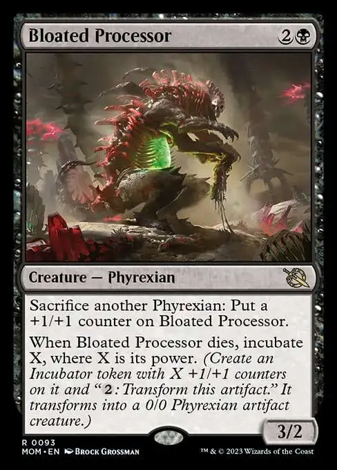 MtG March of the Machine Rare Bloated Processor #93