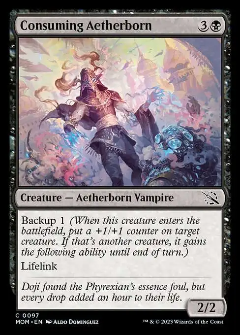 MtG March of the Machine Common Consuming Aetherborn #97
