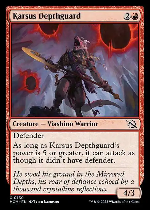 MtG March of the Machine Common Karsus Depthguard #150