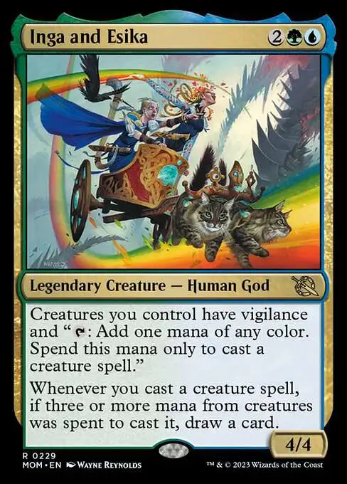 Magic The Gathering March of the Machine Single Card Rare Inga and Esika 229 - ToyWiz Magic The Gathering March of the Machine Single Card Rare Inga and Esika 229 - ToyWiz