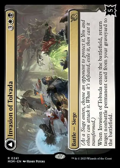 Magic The Gathering March of the Machine Single Card Rare Invasion of  Tolvada The Broken Sky 241 - ToyWiz