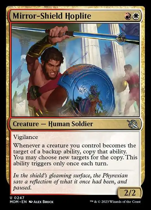 Magic The Gathering March of the Machine Single Card Uncommon Mirror-Shield  Hoplite 247 - ToyWiz