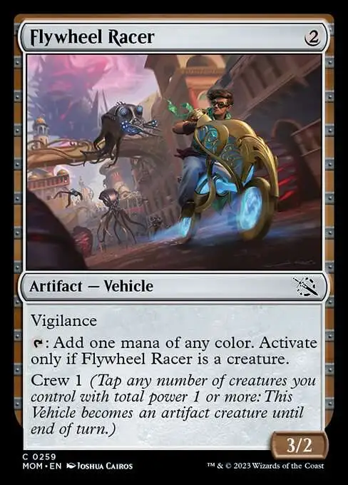 Magic The Gathering March of the Machine Single Card Common Flywheel Racer  259 - ToyWiz