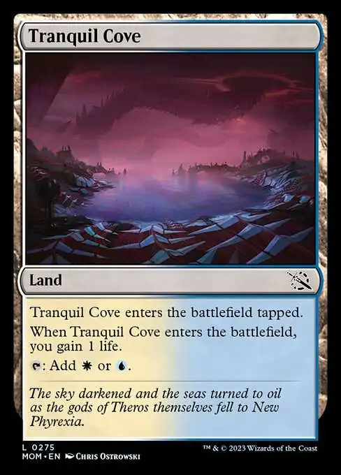 MtG March of the Machine Common Tranquil Cove #275