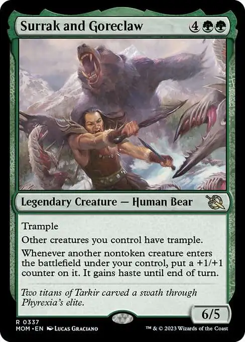Magic The Gathering March of the Machine Single Card Rare Surrak