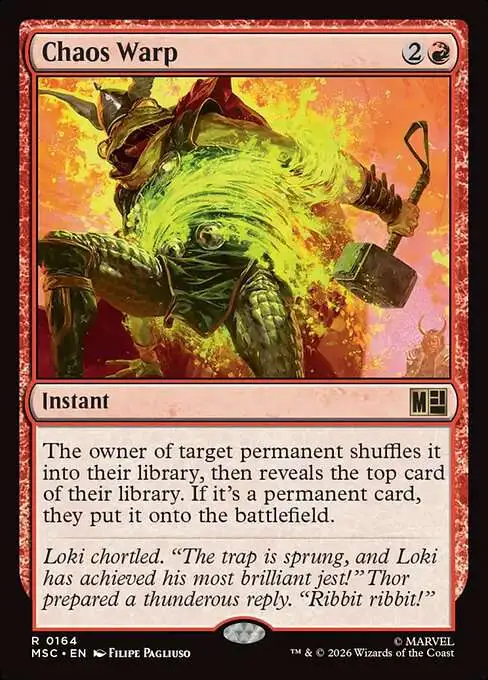 Magic The Gathering Marvel Super Heroes Commander Single Card Rare