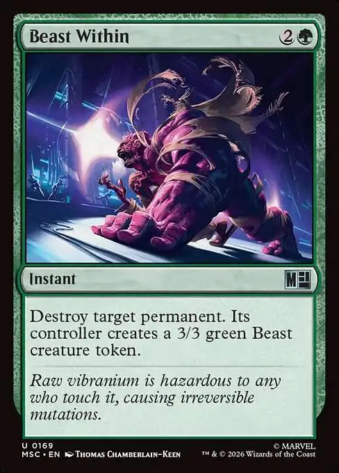 Magic The Gathering Marvel Super Heroes Commander Single Card