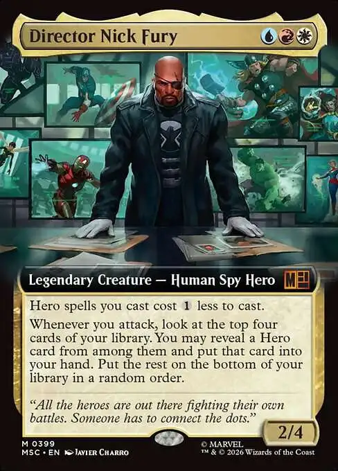 Magic The Gathering Marvel Super Heroes Commander Single Card