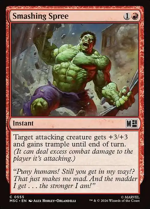 Magic The Gathering Marvel Super Heroes Commander Single Card