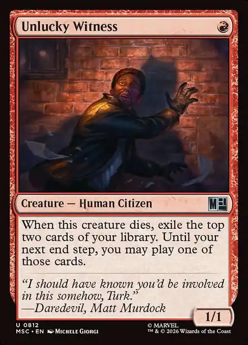 Magic The Gathering Marvel Super Heroes Commander Single Card